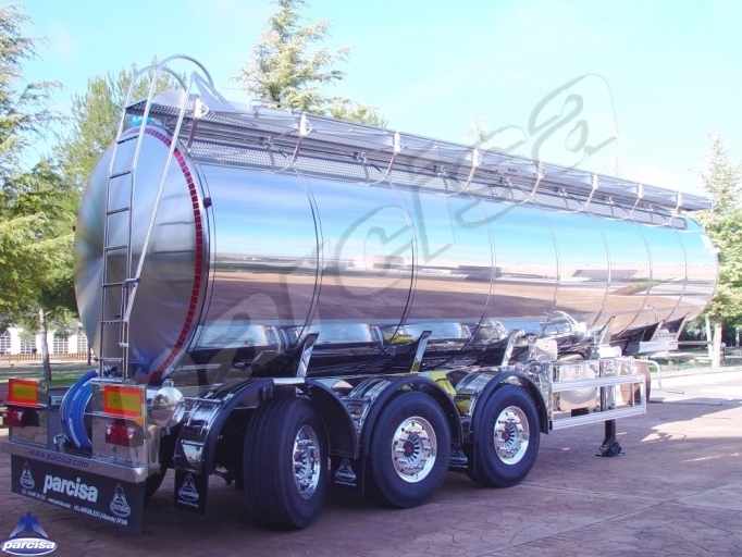 Milk collection semitrailer