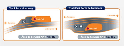 Plano de situación de Truck Park