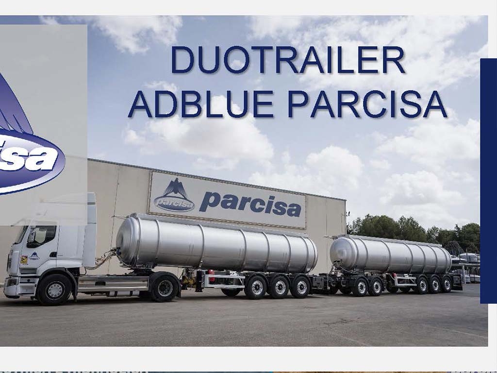Nuevo Duotrailer PARCISA para la comercialización de Adblue